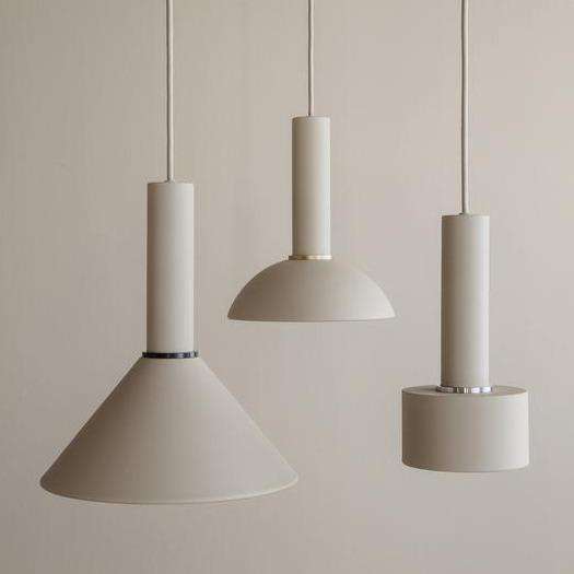 Abajur din Metal Crem CONE SHADE 25cm