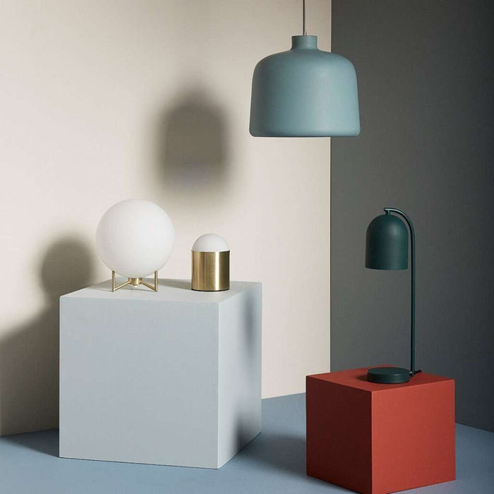 Lampa de Birou din Sticla si Alama Hubsch