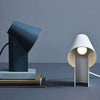 Lampa de Masa Alba din Aluminiu STUDY WOUD