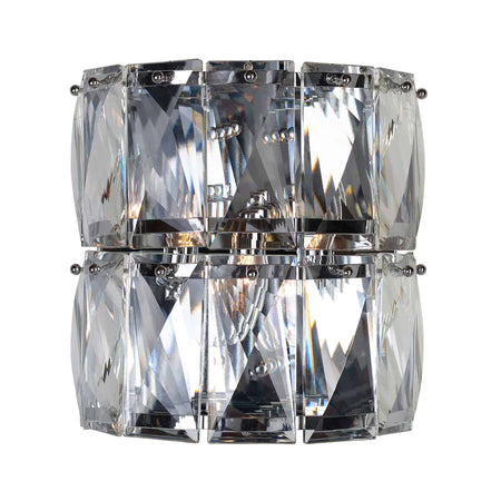 Lampa de Perete AUDEN Argintie din Cristal RICHMOND