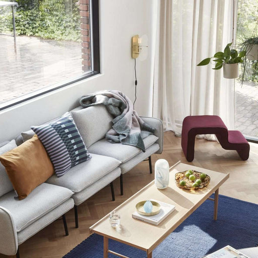 Lampa de Perete din Metal Auriu si Sticla HUBSCH