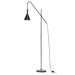 Lampa de Podea din Metal Negru 167cm HUBSCH