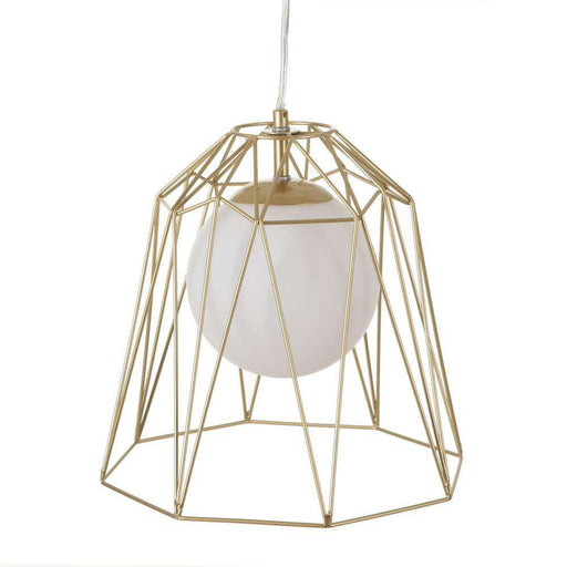 Lampa Metalica Suspendata Aurie 28,50 cm Ixia