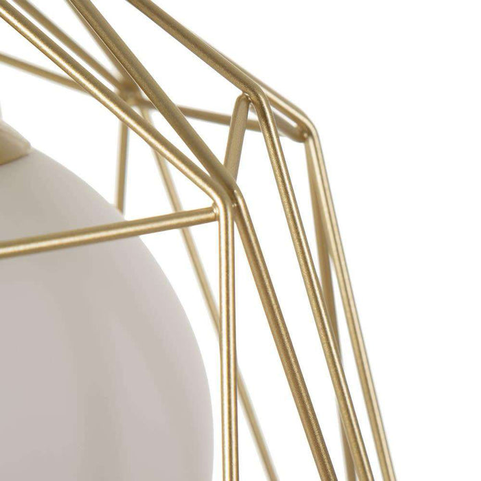 Lampa Metalica Suspendata Aurie 28,50 cm Ixia