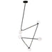 Lampa Neagra din Metal Suspensions ZAGO