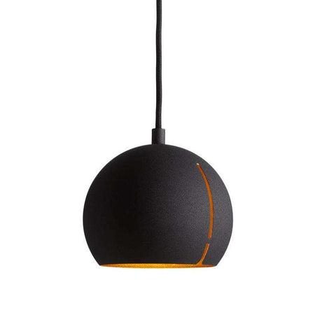 Lampa Rotunda Suspendata din Metal Negru GAP WOUD