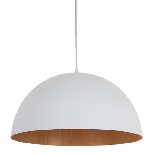 Lampa Suspendata din Metal Alb 35cm IXIA