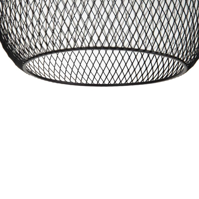 Lampa Suspendata din Metal Negru 25cm IXIA