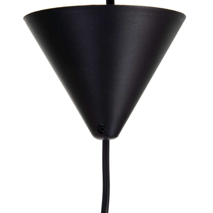 Lampa Suspendata din Metal Negru 25cm IXIA