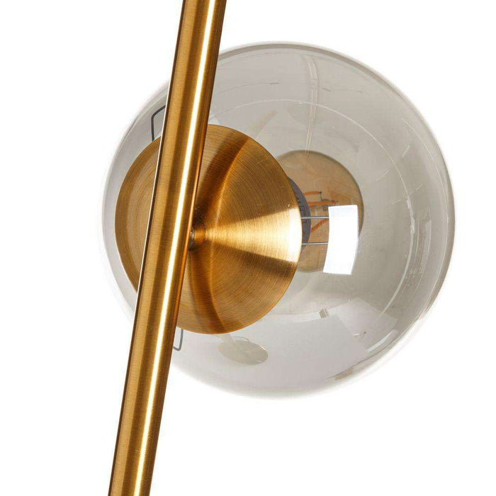 Veioza din Metal Auriu si Sticla 60cm IXIA