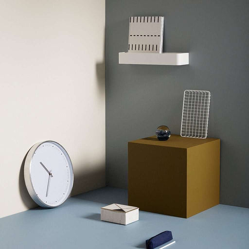 Ceas din Metal Alb Hubsch