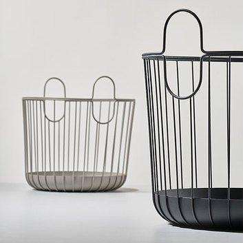 Cos Metalic Negru ZONE DENMARK