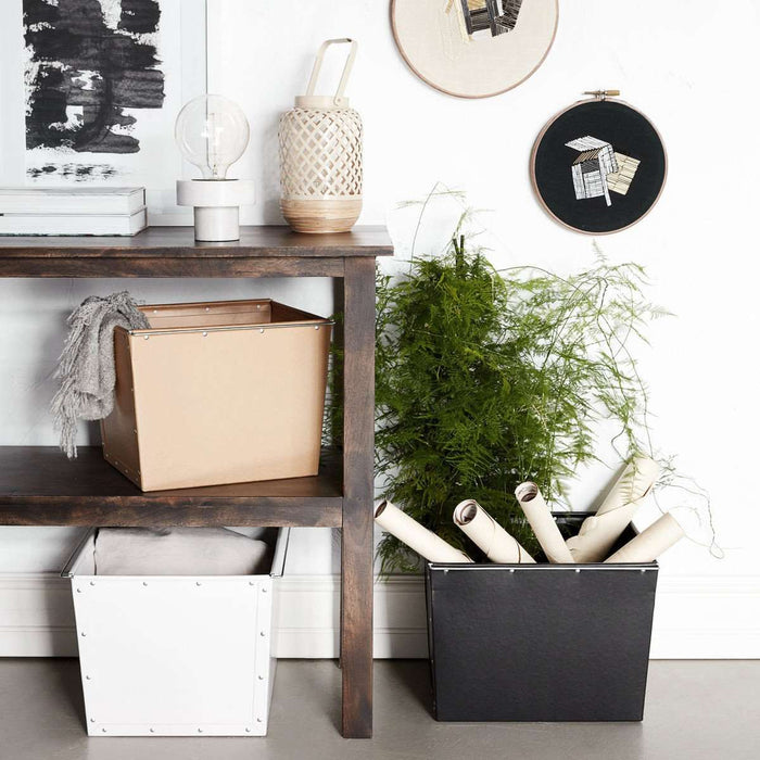 Cutii Depozitare Negre Set 2 buc HOUSE DOCTOR