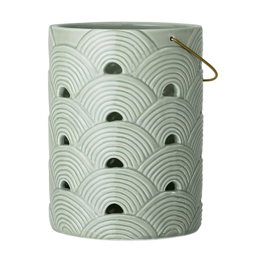 Felinar din Ceramica Verde Bloomingville