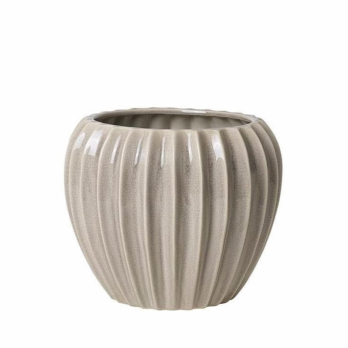 Ghiveci pentru Flori WIDE S din Ceramica Crem BROSTE COPENHAGEN