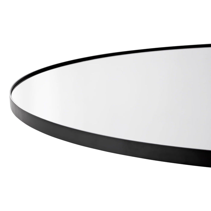 Oglinda cu Rama Neagra MDF Ã˜=70 CM CIRCUM AYTM