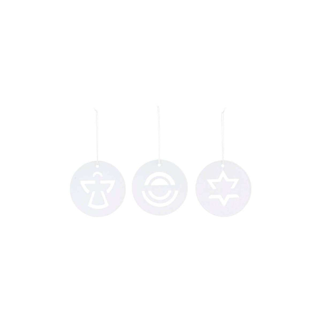 Set 3 Ornamente PLATES HOUSE DOCTOR
