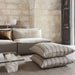 Perna din Bumbac si Material Textil CALM CUSHION Crem FERM LIVING