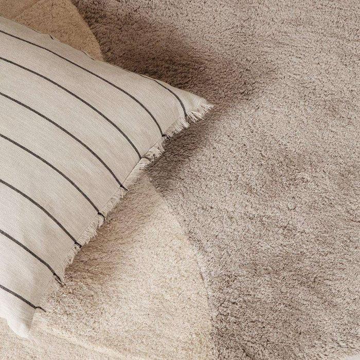 Perna din Bumbac si Material Textil CALM CUSHION Crem FERM LIVING