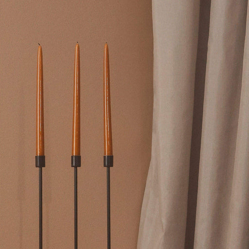 Set de 4 Lumanari Conice Amber 30 cm LUX AYTM