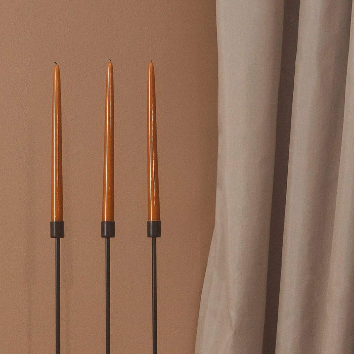 Set de 4 Lumanari Conice Amber 30 cm LUX AYTM