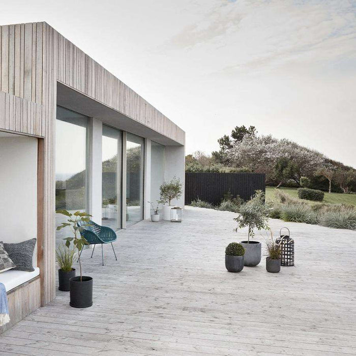 Set Felinare din Bambus Negru Hubsch