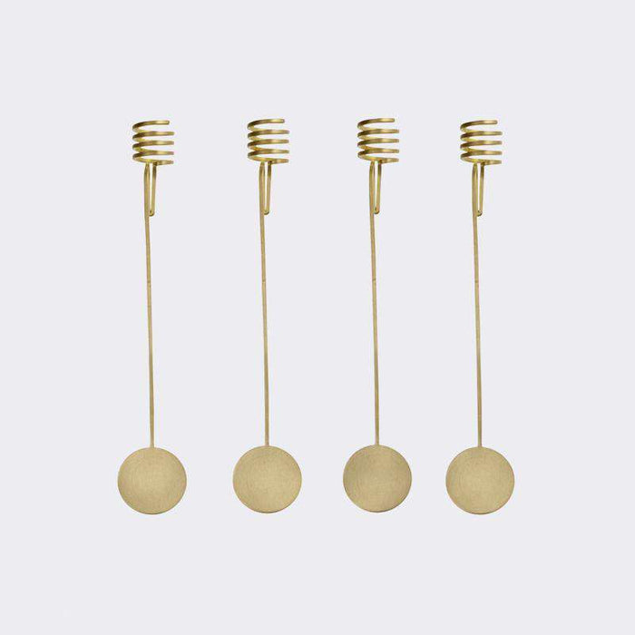 Set Suport Lumanare Auriu (4 buc) Ferm Living