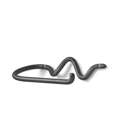 Suport Curbat din Alama pentru Hartie Igienica Negru FERM LIVING 