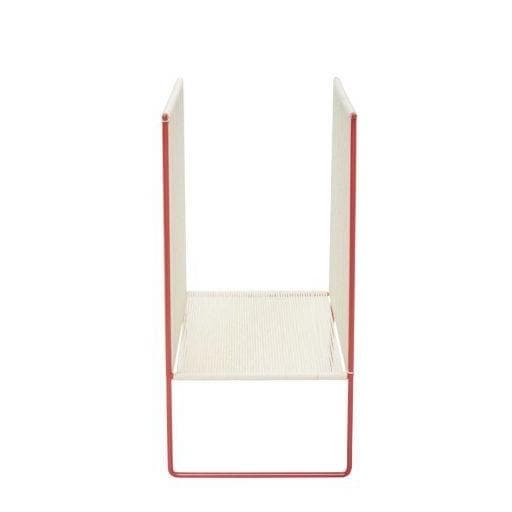 Suport de Reviste din Metal Rosu si Bumbac 