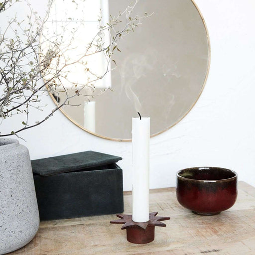 Suport Lumanare Burned Red House Doctor