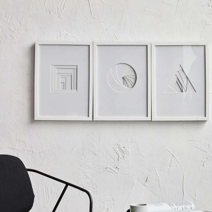 Tablou cu Forme in Relief Triangle Shapes HOUSE DOCTOR