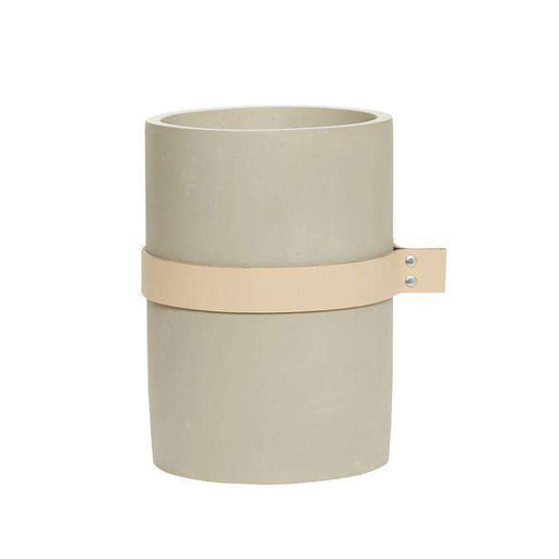 Vaza cu Guler din Piele Hubsch