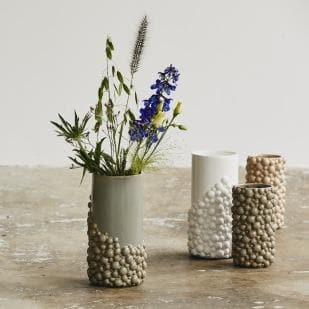 Vaza din Ceramica Alba Naxos NORDAL 