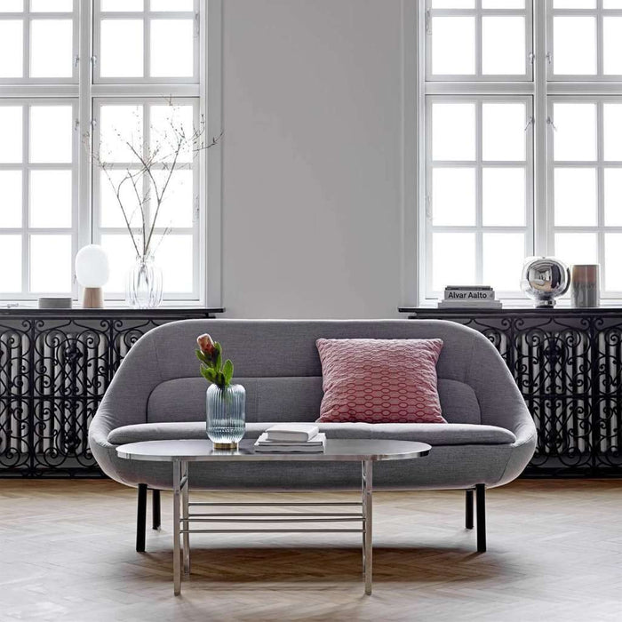 Vaza din Sticla Verde si Metal Auriu Bloomingville