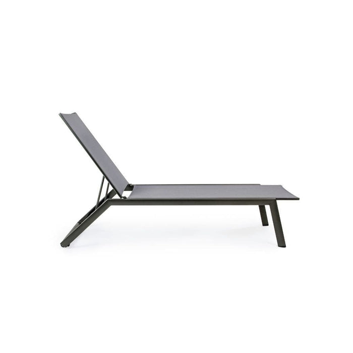 Sezlong cu Roti din Metal Gri Inchis Cruise BIZZOTTO