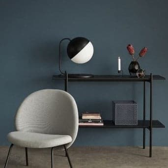 Veioza din Metal Negru HUBSCH