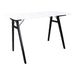 Birou VOJENS din MDF Alb cu Picioare Negre 120cm HOUSE NORDIC