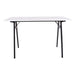 Birou VOJENS din MDF Alb cu Picioare Negre 120cm HOUSE NORDIC