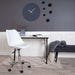 Birou VOJENS din MDF Alb cu Picioare Negre 120cm HOUSE NORDIC