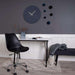 Birou VOJENS din MDF Alb cu Picioare Negre 120cm HOUSE NORDIC