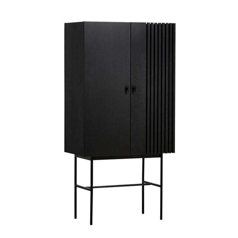 Cabinet Negru din Stejar (H 160 cm) ARRAY WOUD