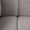 Canapea cu 3 Locuri din Material Textil Gri 226cm IXIA