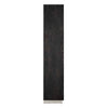 Dulap BLACKBONE din Lemn de Stejar 100x220cm cu Baza Argintie RICHMOND