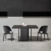 Masa Dining ARQ Neagra din Stejar 137 cm TEULAT