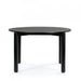 Masa Dining Rotunda ATLAS Neagra din Lemn si MDF 120 cm TEULAT