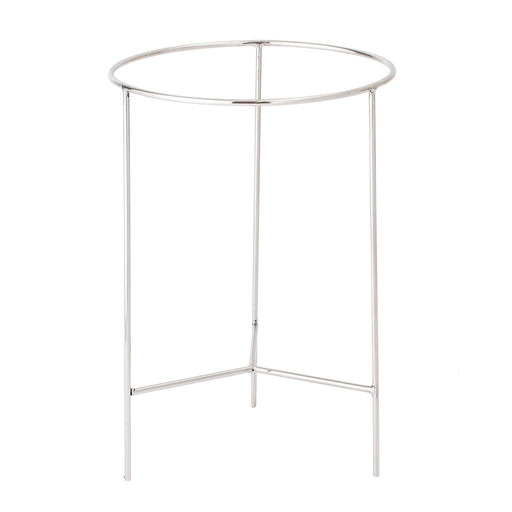 Masuta Argintie din Aluminiu cu Tava Verde Bloomingville