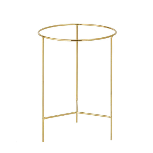 Masuta Aurie din Aluminiu cu Tava Maro Bloomingville