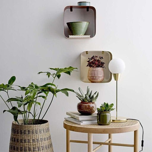 Raft Patrat Auriu Bloomingville