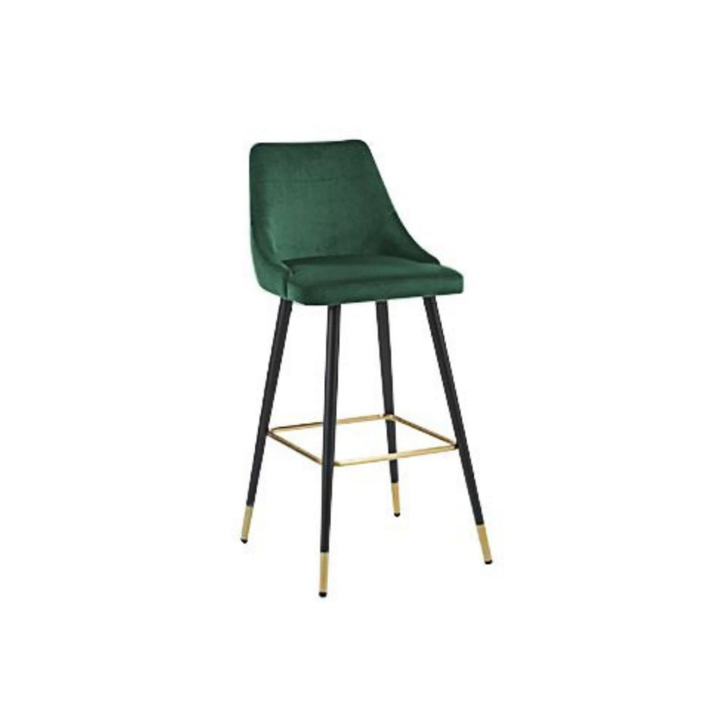 Scaun de Bar IMANI din Catifea Verde GREEN VELVET