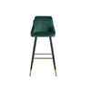 Scaun de Bar IMANI din Catifea Verde GREEN VELVET